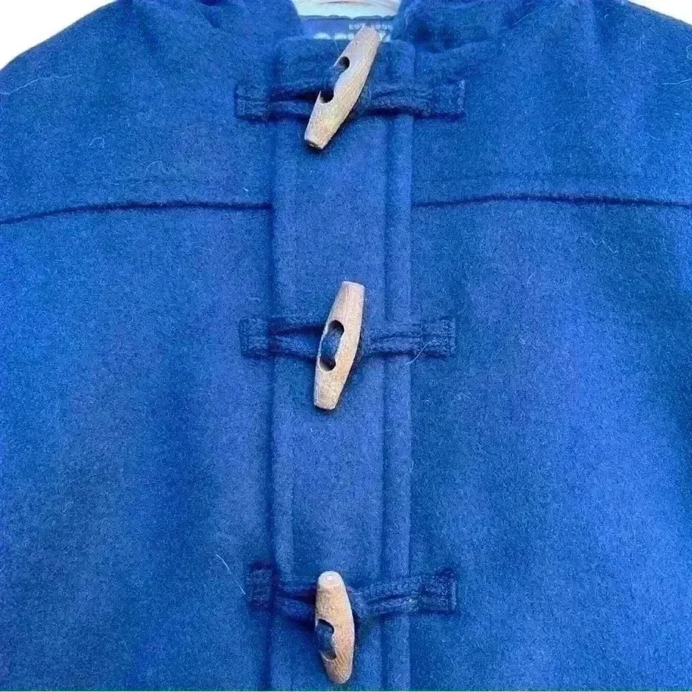 NWT OshKosh navy blue hooded boy’s peacoat 12 mos.